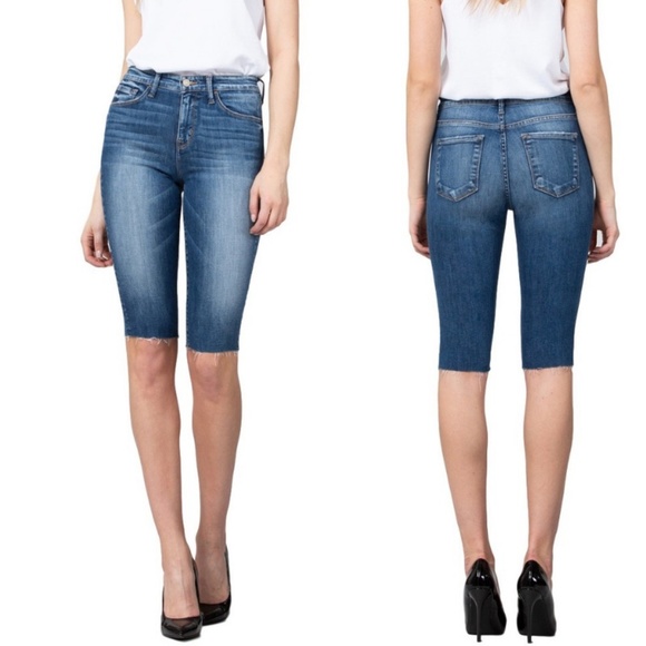 NWT Flying Monkey Jeans Urban Bermuda Shorts - Picture 2 of 5